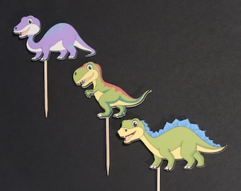 Baby Dinosaur Cupcake Toppers