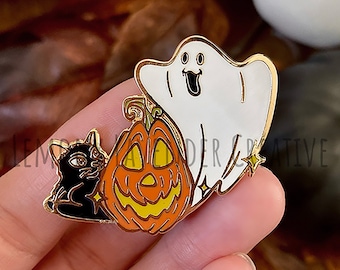 Spookachtige harde emaille pins
