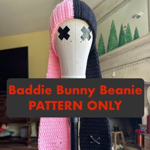 Bunny Beanie crochet PATTERN