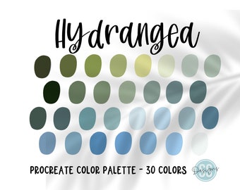 Hydrangea Procreate Color Palette