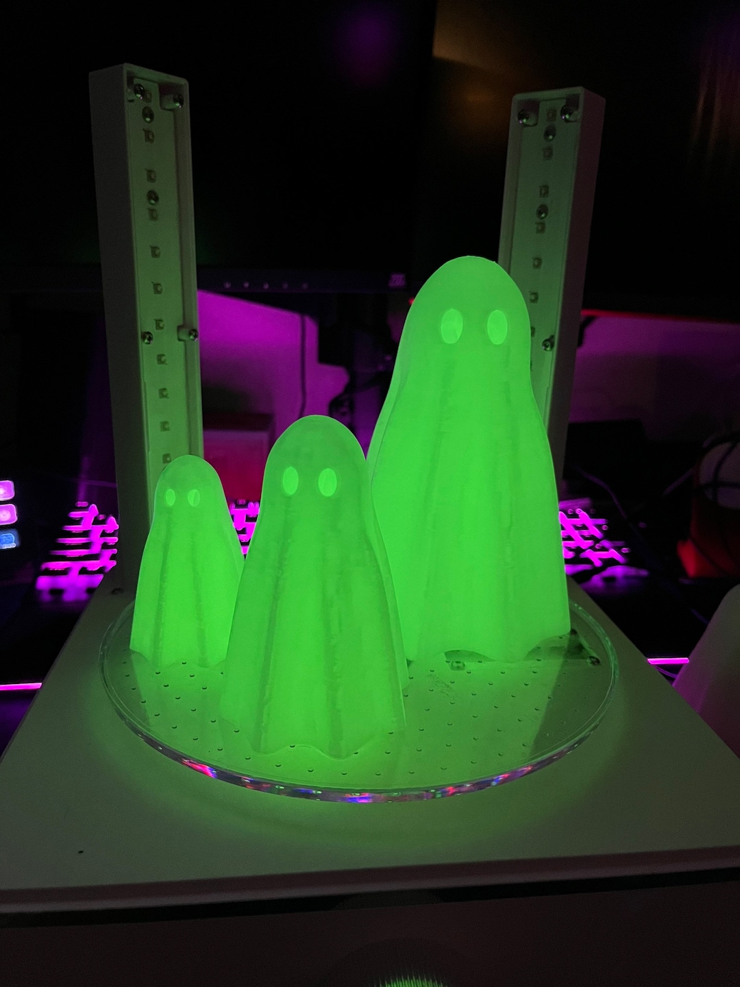 Geist Lesebuch Lampe - Süße 3D Halloween Deko Mit Beleuchtung