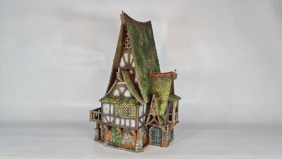 28Mm Scale Miniature Toblerone Terrain Model - Unpainted PLA Kit