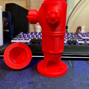 3D PRINTED Fire Hydrant STORAGE CONTAINER for Home Decor - Etsy