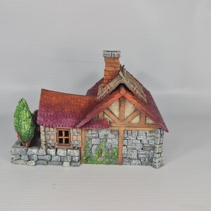 3D Printed Pumpkin Cottage 28mm SCALE Tabletop Terrain for DD or RPG Games image 4