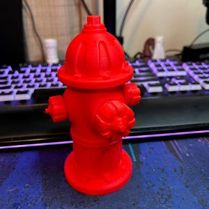 3D PRINTED Fire Hydrant STORAGE CONTAINER for Home Decor