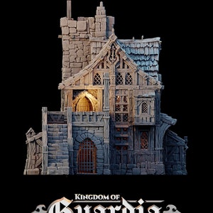 Kingdom of Guardia 28mm Scale Knights Keep Inn - 3D Printed Terrain