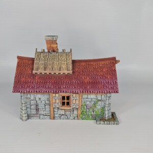 3D Printed Pumpkin Cottage 28mm SCALE Tabletop Terrain for DD or RPG Games image 5
