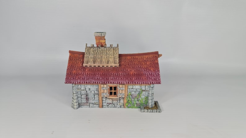 3D Printed Pumpkin Cottage 28mm SCALE Tabletop Terrain for DD or RPG Games image 5