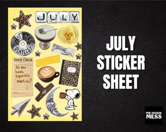 Stickervel juli