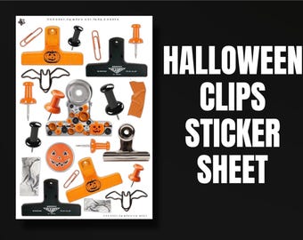 Clips & Spelden Neutrale stickervel