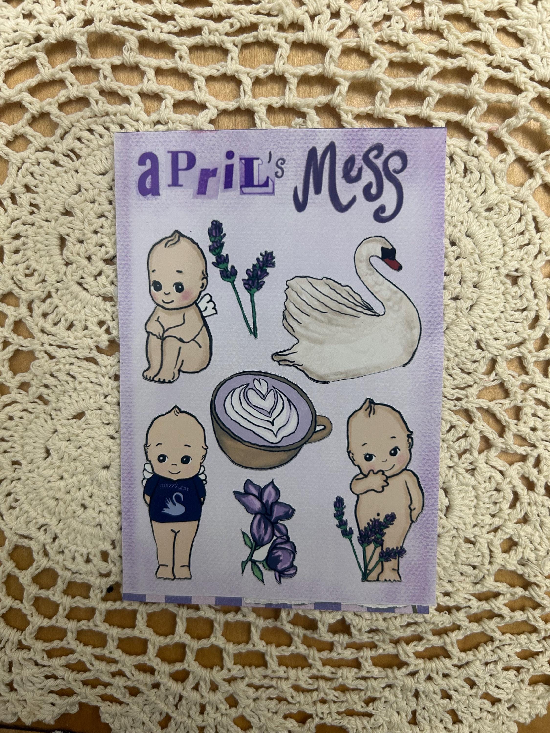 April Sticker Sheet - Etsy