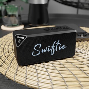 Swiftie Bluetooth Speaker, Swiftie Merch, Swiftie, Taylor Swift Merch, Taylor Swift, Fearless, Lover, Eras Tour image 1