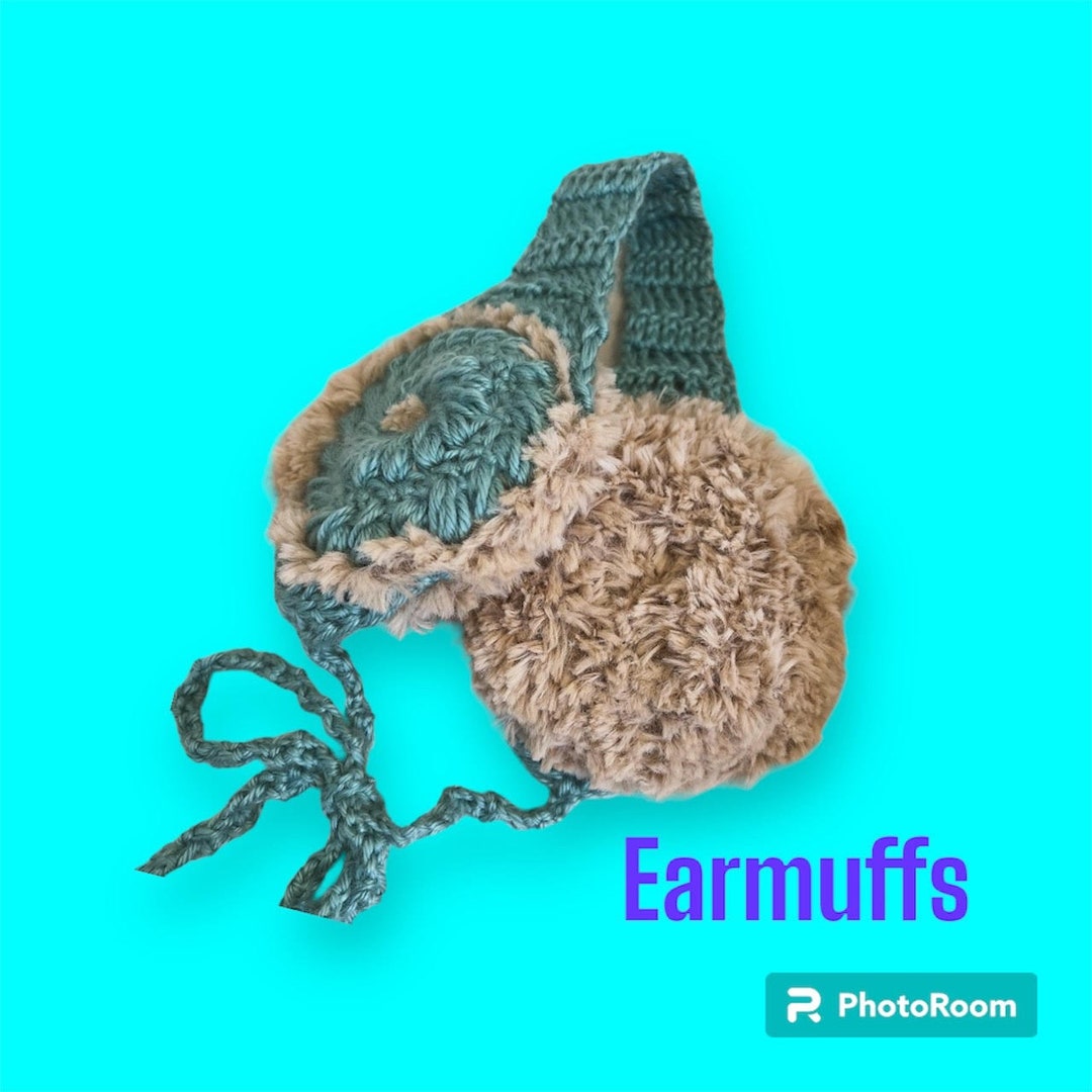 Earmuffs/warm Earmuffs/winter/knitted Earmuffs/handmade/fluffy Earmuffs