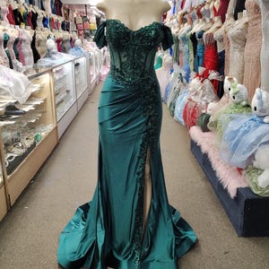 Prom Dresses Green Mermaid - Etsy