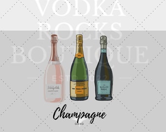 Champagne Gang PNG Digital Dowload, Fun Brunch Girls Trip, Bachelorette Party Tees, Day Drinking Popping Bottles,Rose All Day, Trendy Girls