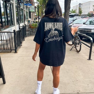 Western T Shirt Dress Etsy