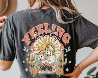 Comfort Colors Western Boho Shirts Cowboy Country Western American Rodeo Shirt Oversized Nashville Tshirt Dress Western Clothes Desert Tee