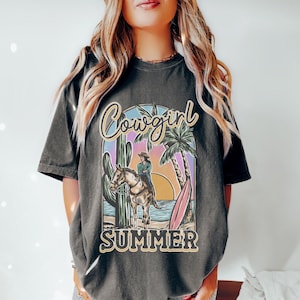 Cowgirl Boots Comfort Colors Western Graphic Tee Shirt Oversized Country Concert T-Shirt Dress vintage Coastal Cowgirl Nashville Rodeo Shirt
