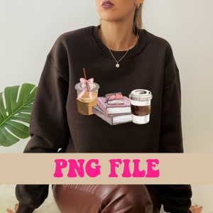 Amante de los libros Png, Libros de coqueta, Lazo rosa png, Amante del café png, Librero png, Coqueta Png, Cinta rosa png, Gusano de libro png, Libros y café png