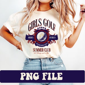 Golf Png, Champagner Png, Mädchen Golf Png, Martini Design Png, weiche Mädchenästhetik, Bachelorette Png Mädchen Reise Png Champagner Social Club Png
