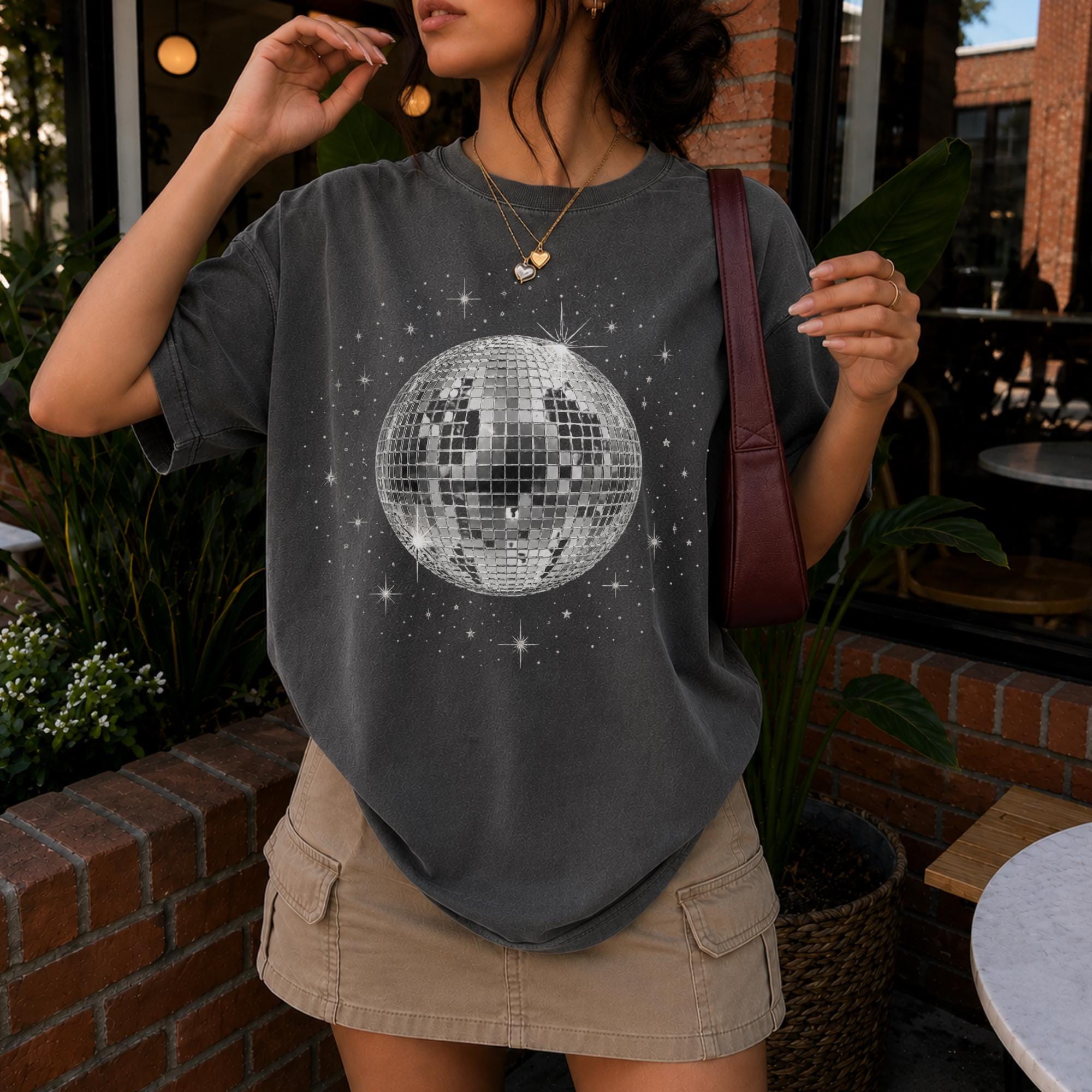 Mirrorball Baby Tee - Etsy
