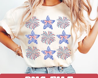 Coquette USA png,4th Of July Png,Bows Png Fireworks png, American Cowgirl Png, Freedom Png,Western 4th of July png, Retro Fourth Of July Png