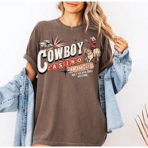 Vintage Cowboy Rodeo Shirt Comfort Colors Retro Western Tee Nashville Country Concert Shirt Retro Cowboy Shirt, Wild West Gift, Cowgirl Gift