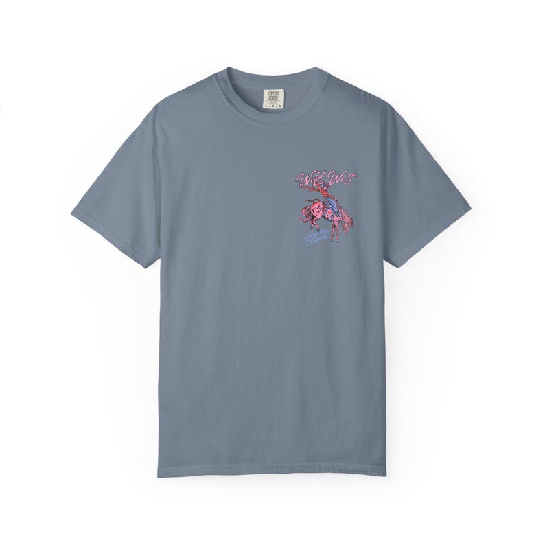 Camiseta Wild West Comfort Colors Camiseta con estampado western Vestido Country Concierto Camiseta Ropa western Rodeo de Nashville Camiseta de caballo Vaquera imagen 5