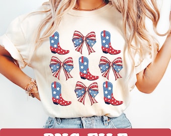 Coquette 4th Of July Png,Coquette cowgirl Cowgirl boots png, Western 4th of July, Patriotic Coquette Png, America png, American Coquette Png