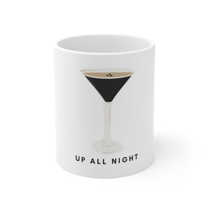 Espresso Martini Cup, Martini Gifts, Coffee Lover Gift, Espresso Martini Decor, Vodka lover gifts, Alcohol Gifts, Martini Themed Xmas Gift
