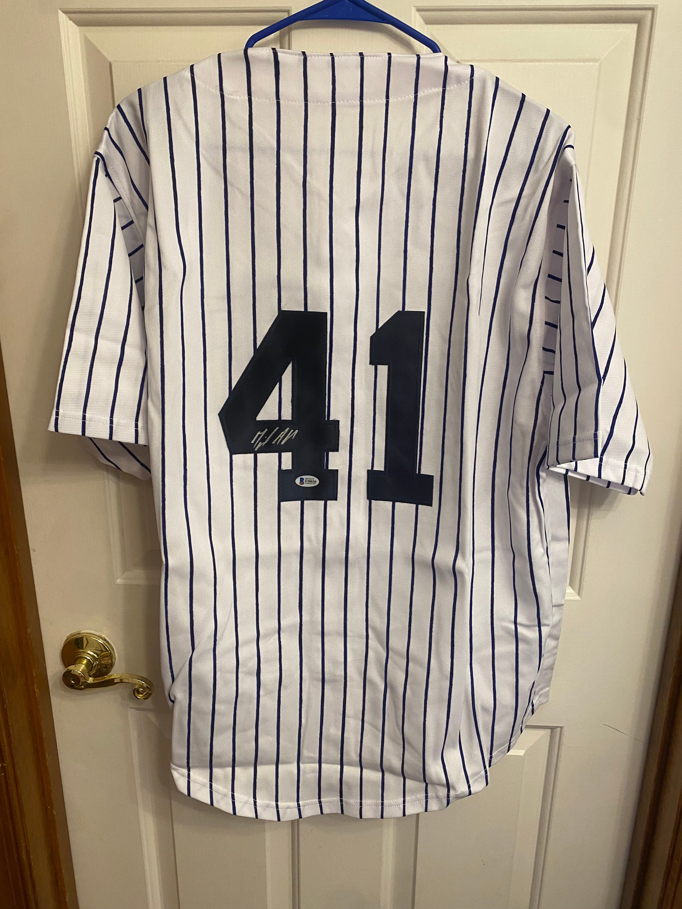 Miguel Andujar Autographed Yankees jersey