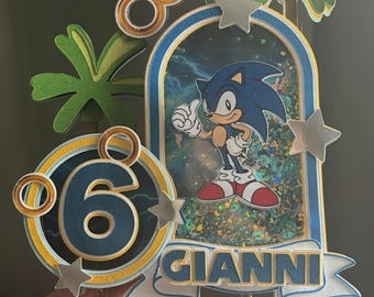 Sonic The Hedgehog Kuchen Topper Sonic Cake Topper
