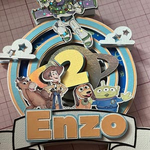 Toy Story Cake Topper Boy Version, Toy Story Cake Topper, Woody themed