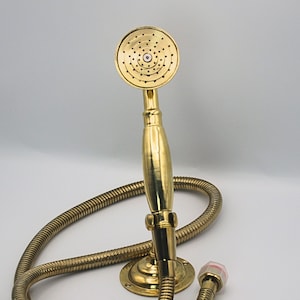 Antique Solid Brass hand held shower head