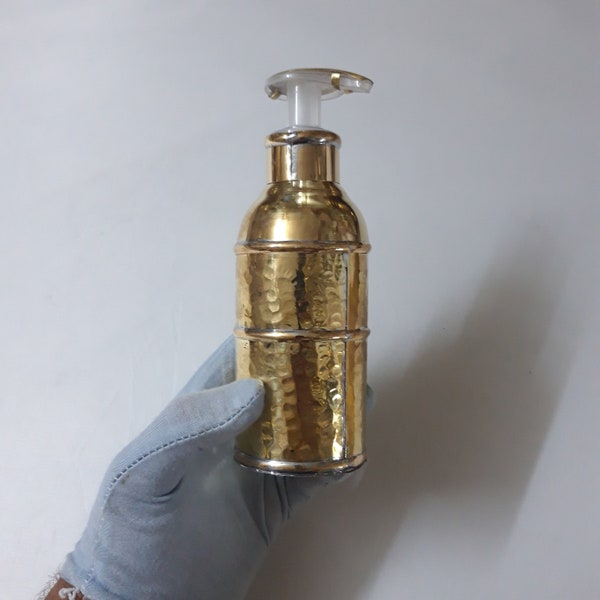 Solid Brass Soap Dispenser for Bathroom (Brass Stainless Steel) Hand Soap Dispenser