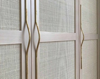 Modern Curved Arch  Brass Cabinet Handles - Elevate Your Space