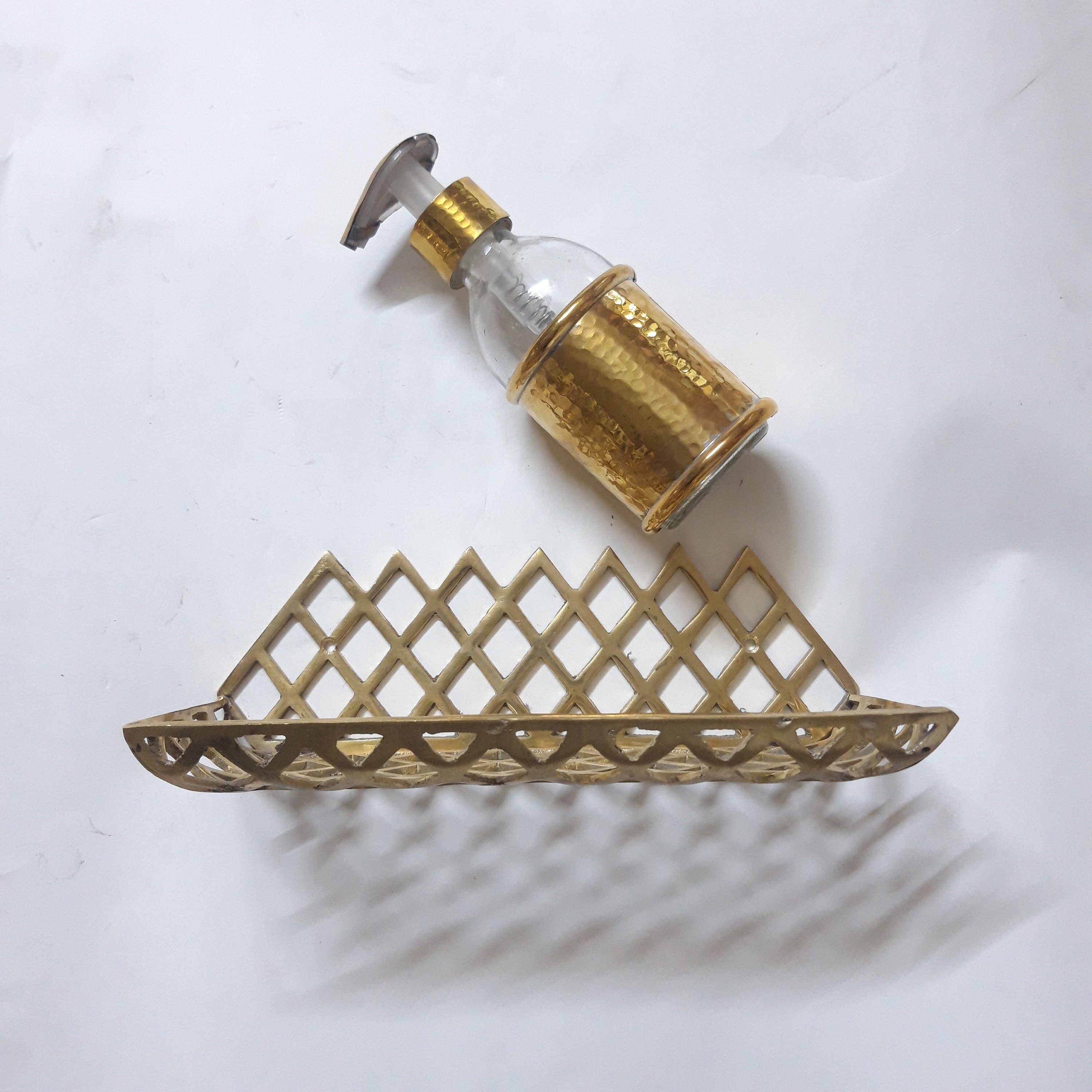 Antique Brass Soap Dish Rack Bathroom Shower Soap Holder Wall Etsy