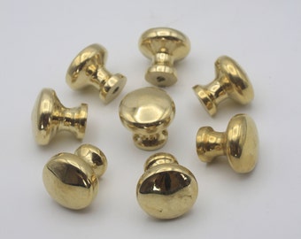 Perillas de latón antiguo hechas a mano para gabinetes: herrajes de cocina