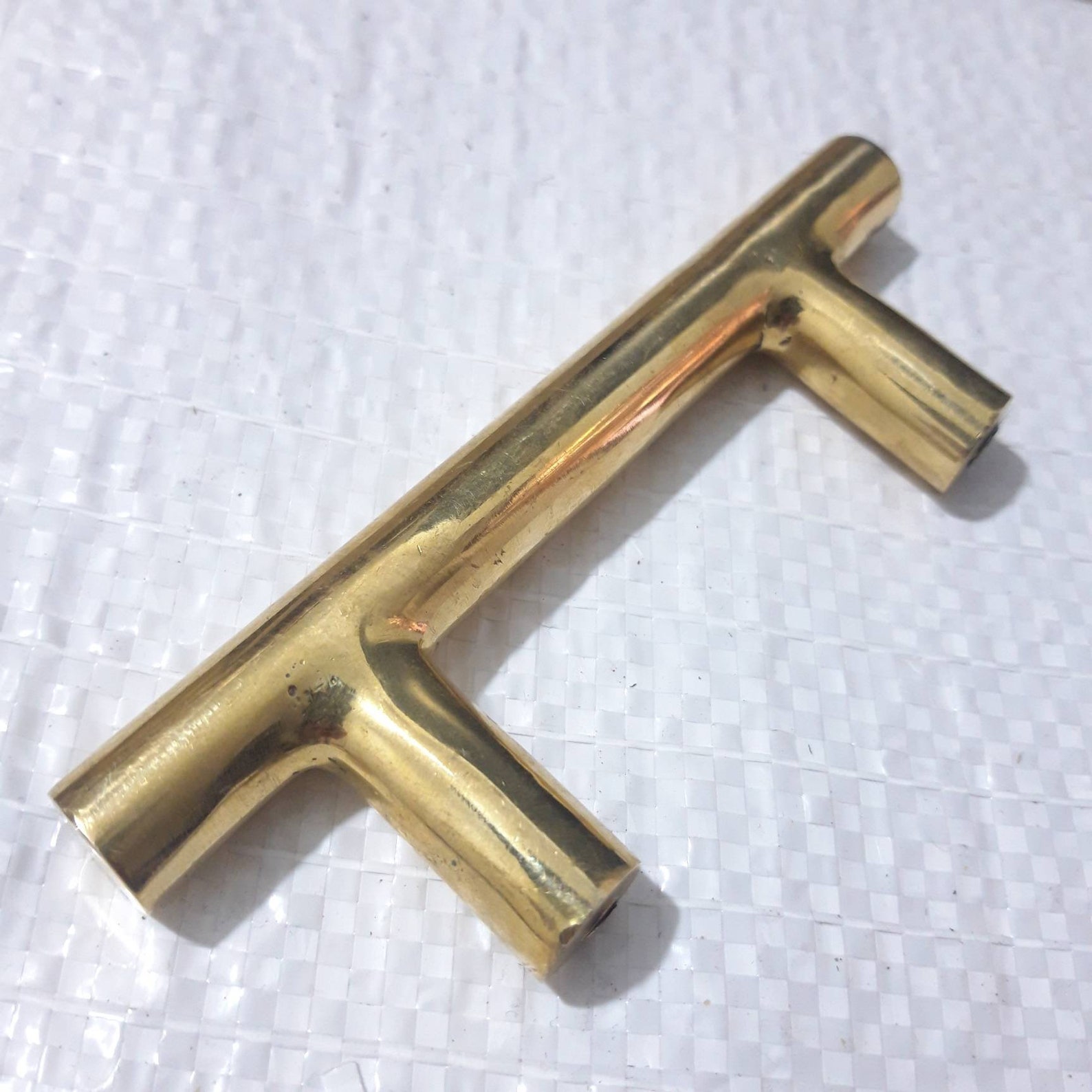 Image showcasing Handcrafted Antique Brass Cabinet Pulls: Moroccan Style Handles - Etsy