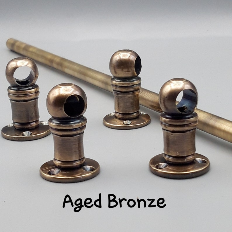 Brass Gallery Rail attaches to top perimeter of antique desks, bookcases, cabinets and shelving. zdjęcie 5