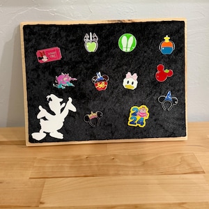 Custom Pin Board - Disney Inspired Pin Board - Custom Disney Pin Board Display – Personalized Character-Themed Pin Holder (Options)