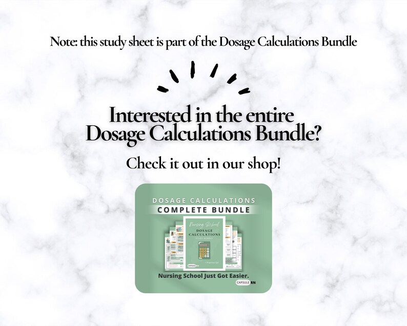 Insulin Dosage Study Sheet Dosage Calculations Nursing School Insulin