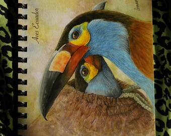 Ecuadorian Plate-billed Mountain Toucan Sugarcane Paper Journal