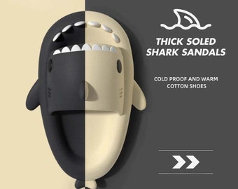Pastel Shark Slippers (Unisex) | Comfy | Cozy | Comfortable | Shark Slides | Birthday gift | Valentines Gift | High Quality | Etsy Pick