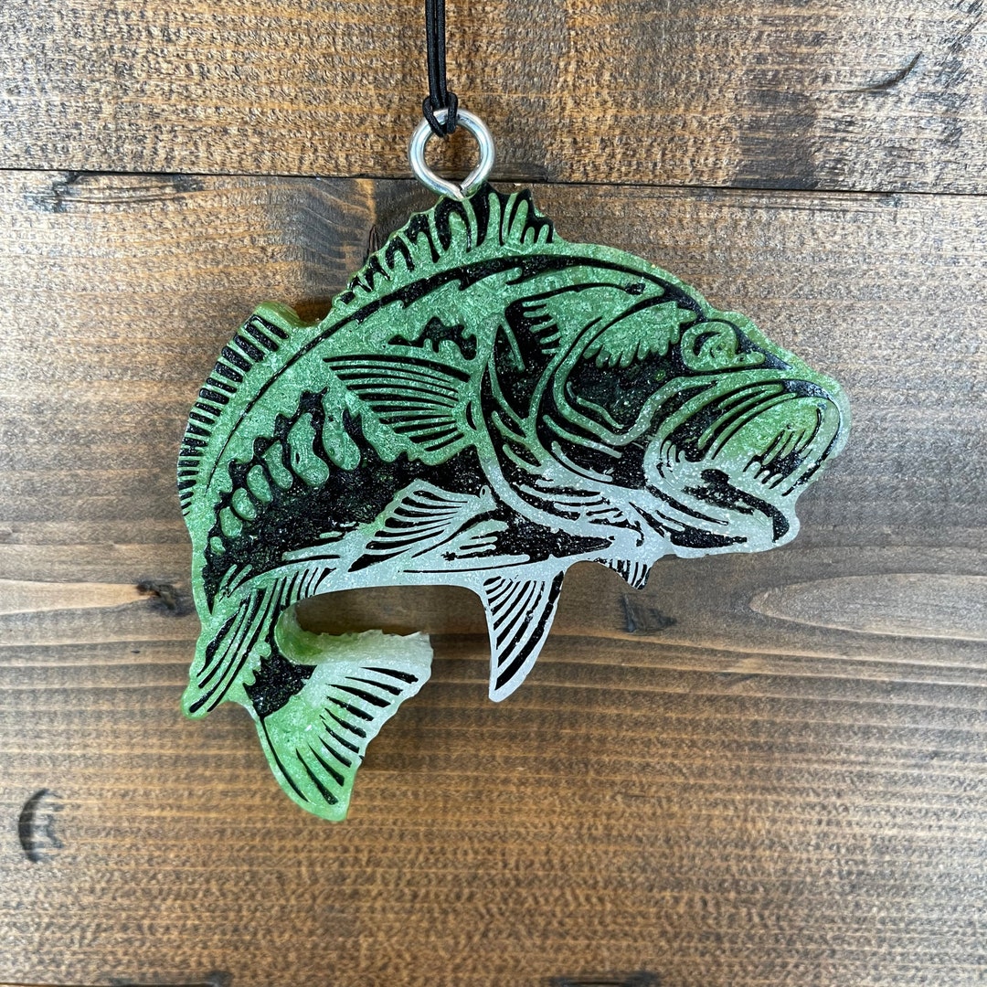Bass Fish Car Freshie Fish Freshie Fisher Car Freshie Manly Etsy