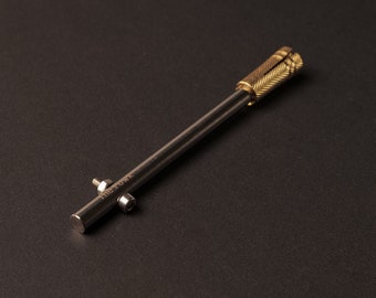 El Powk Steel, herramienta para tatuar a mano, porta agujas, bolígrafo, suministros para artistas del tatuaje, hecho a mano, para tatuar, aprendiz, principiante, profesional.