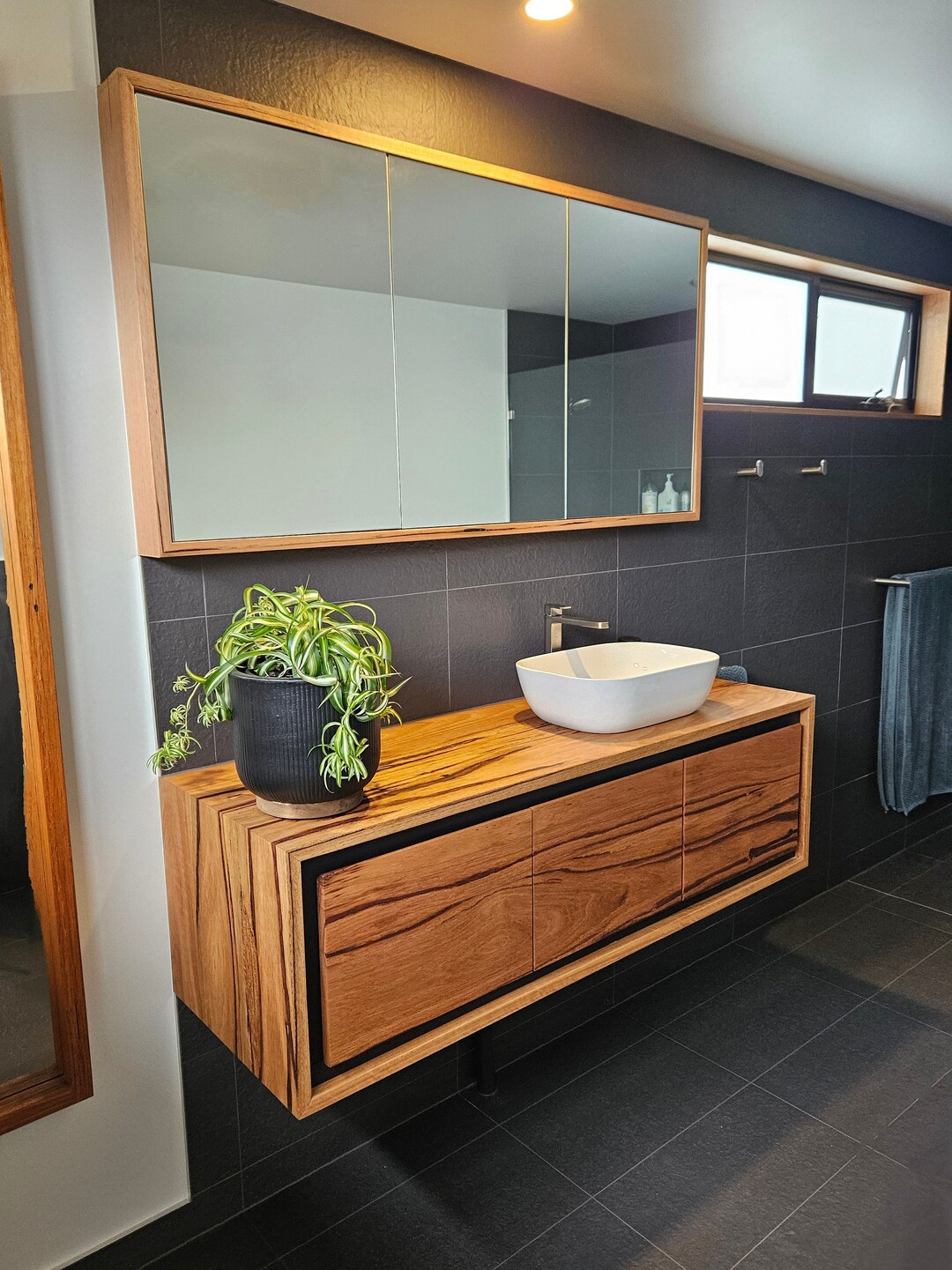 Tassie Oak Bathroom Vanities Tasmanian Made Woodworking Joinery Shaving Local Bespoke