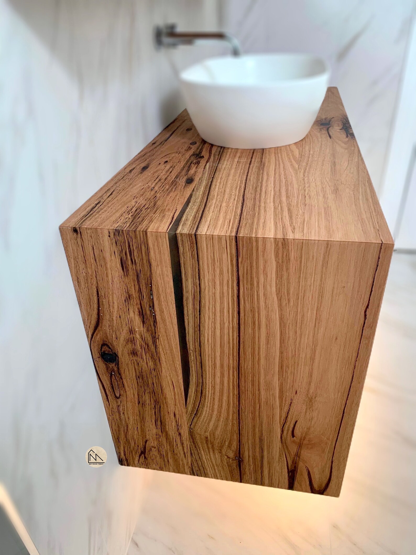 Amazing Bathroom Timber Vanities Custom Furniture Tasmania Locally Handcrafted Recycled