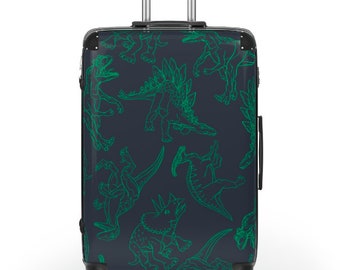Dinosaur Pattern Luggage for the Little One, Travel Suitcase for Toddler Dinosaur Lovers, Child Carry-on, Travel Storage for the Kids