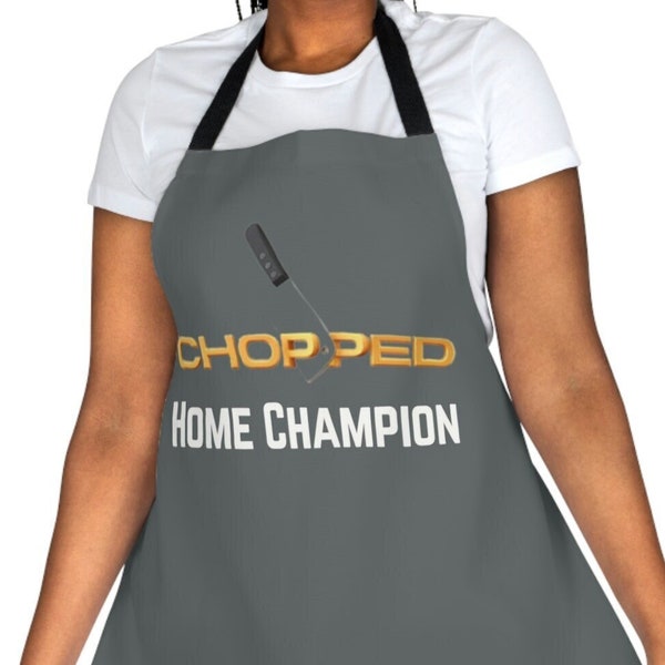 Home Chopped Champion Food Network Inspired Apron Gift for Mom Dad Mother Father Day BBQ Cook Chef Baker Birthday Anniversary Idea Him Her